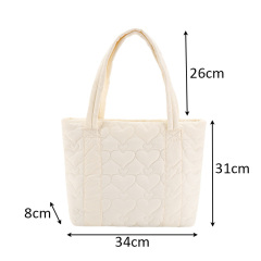 Sac de voyage matelassé en nylon pour femme, fourre-tout matelassé d'hiver