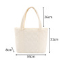 Travel Shoulder Nylon Puffer Bag Winter Quilted Puffy Puffer Tote Bags for Women