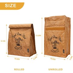 Grand sac fourre-tout isolé pour le déjeuner sacs isothermes réutilisables en papier tyvek thermique