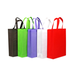 Kundenspezifische Design-Tasche. Umweltfreundliche, faltbare, wiederverwendbare, nicht gewebte Einkaufstasche