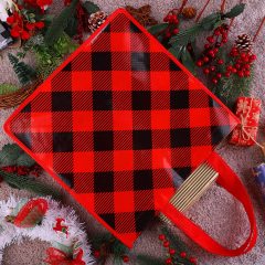 Горячие продажи экологически чистые рождественские ламинированные полипропиленовые нетканые сумки для покупок многоразовые подарочные пакеты