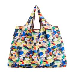 BIG Eco-Friendly Folding Shopping Bag Wiederverwendbare tragbare Schulterhandtasche für Reisen Lebensmittel Mode Taschen Tragetaschen