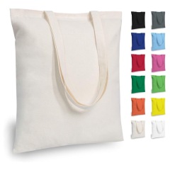 Großhandel leere wiederverwendbare Segeltuchtasche Kundenspezifisches Logo druckte Baumwolltuch-Damenmode-Einkaufstasche-Segeltuch-Einkaufstaschen