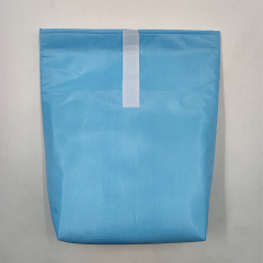 Охладитель сумки Тоте изоляции чистого цвета изготовленный на заказ свертывает слипчивый небольшой