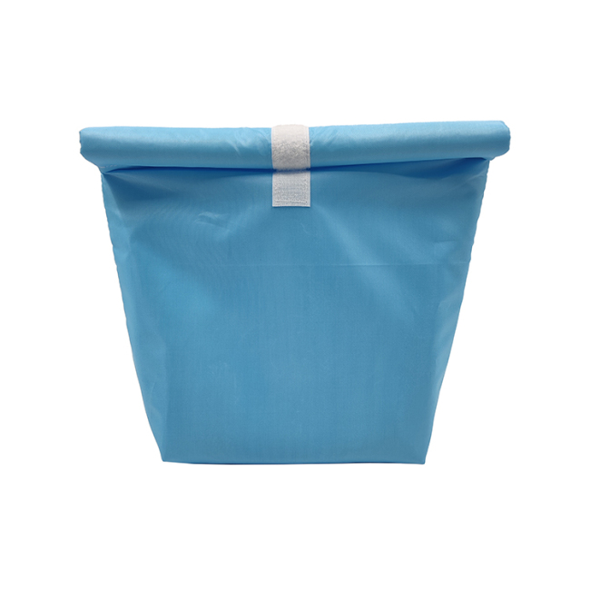 Pure Color Custom Roll Up Adhesive Small Insulation Tote Bag Cooler