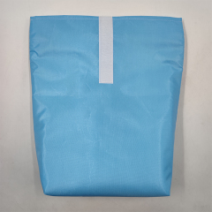 Охладитель сумки Тоте изоляции чистого цвета изготовленный на заказ свертывает слипчивый небольшой