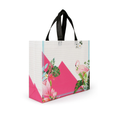 Высококачественная модная ламинированная сумка для покупок из нетканого полипропилена на складе