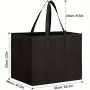 Custom Printing Logo Eco Reusable Shopping Storage Grocery Bag Laminated Non Woven Tote Bags Rpet Non Woven Bag