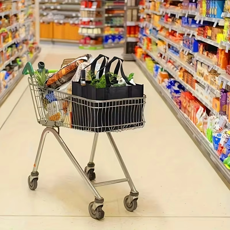 Custom Printing Logo Eco Reusable Shopping Storage Grocery Bag Laminated Non Woven Tote Bags Rpet Non Woven Bag