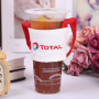 Custom Printing Design Creative Handmade Fabric Knitting Tote Coffee Sleeve Holder Bag Wrap Cotton Canvas Coffee Cup Carrier
