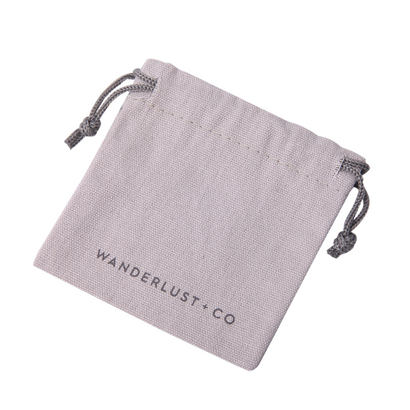Factory directly Recycle Linen Bag Cotton Drawstring Bag small Promotional Price organic cotton bags drawstring
