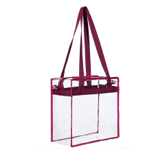 Frauen-Handtaschen-wasserdichte klare transparente PVC-Kunststoff-Damen-Einkaufstasche