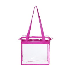 Frauen-Handtaschen-wasserdichte klare transparente PVC-Kunststoff-Damen-Einkaufstasche
