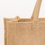 Wholesale Custom Printing Logo Natural Gunny Eco Friendly Jute Tote Bag Recycle Foldable Jute Shopping Bag