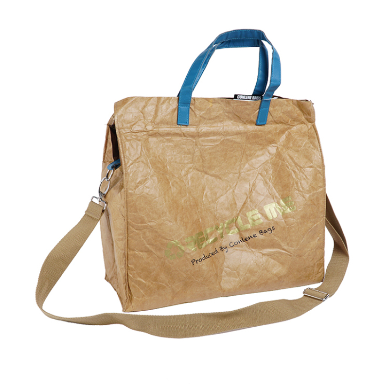 Wholesale women large fashion paper handbag waterproof reusable Eco tote tyvek shopping bag