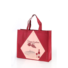 Sac à provisions promotionnel personnalisé logo matériel écologique imprimé pp sac écologique sac à provisions de supermarché en tissu non tissé