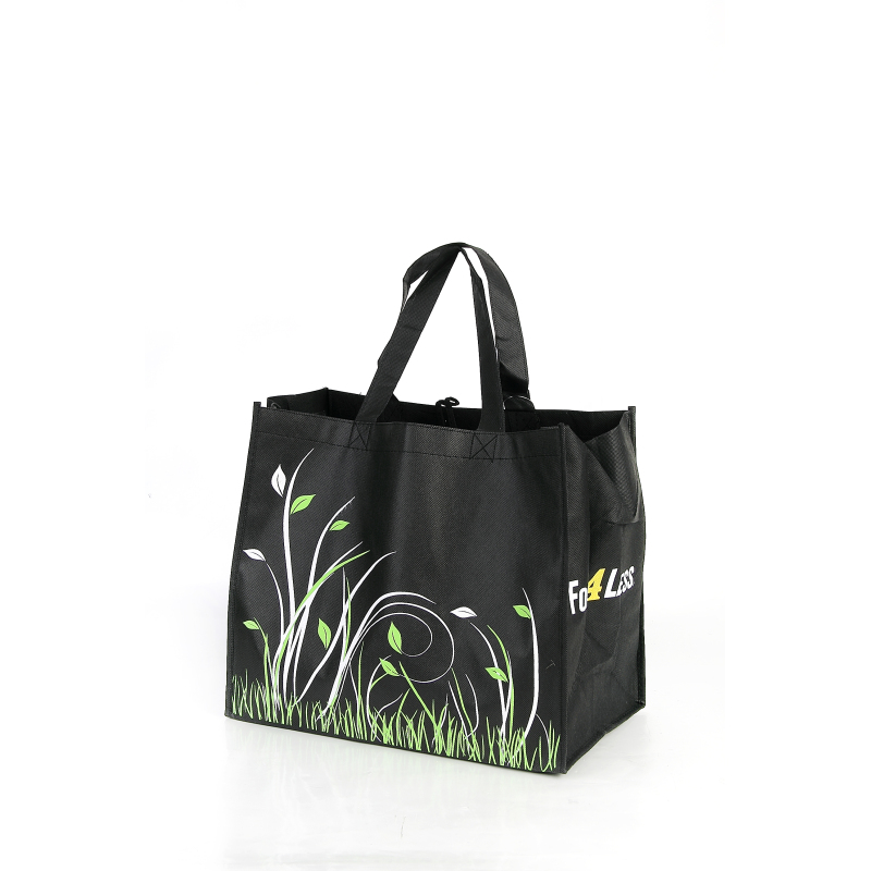Customized promotional shopping bag eco-friendly material logo printed pp eco bag non woven fabric supermarket shopping bag