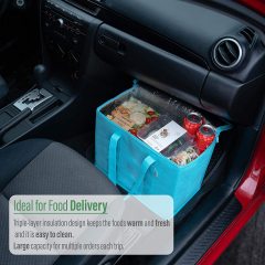 Портативный OEM экологически чистый изолированный мешок для еды, индивидуальный прочный хлопковый холст, сумка-холодильник для обеда