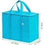 Portable OEM Eco-friendly insulated food bag customized durable cotton canvas lunch cooler bag