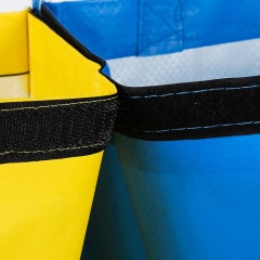 Koreanische umweltfreundliche Einkaufstasche aus laminiertem PP-Gewebe, wiederverwendbare Mülltüte aus PP-Gewebe