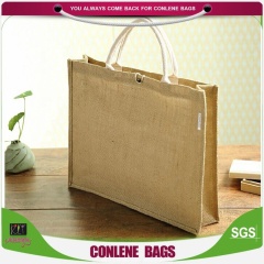 Low Cost Multi function advertisement Handled Jute Bags For Bulk Quantity