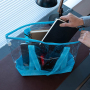 Handbags Wholesale Zipper Closure Long Shoulder Large Transparent Tote Bag Clear pvc handbag Shopping Bag
