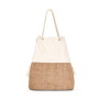 Factory Direct Wholesale Handmade Woven Bags Fashion Lady Canvas Beach Handbag