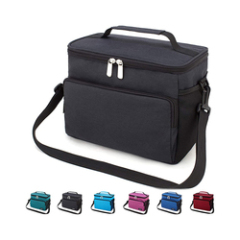 Tragbare Picknicktasche für den Außenbereich, benutzerdefiniertes Logo, wasserdichte, isolierte Aluminium-Kühltasche mit Fach