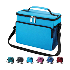 Bolsa de picnic portátil al aire libre Logotipo personalizado Bolsa de refrigeración de aluminio aislada impermeable con compartimento