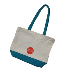 Grand sac épais de coton de toile adapté aux besoins du client par service d'OEM avec la tirette