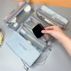 Benutzerdefinierte Kulturtasche Reisetasche mit Aufhängehaken Aufrollbare Make-up-Tasche zum Aufhängen