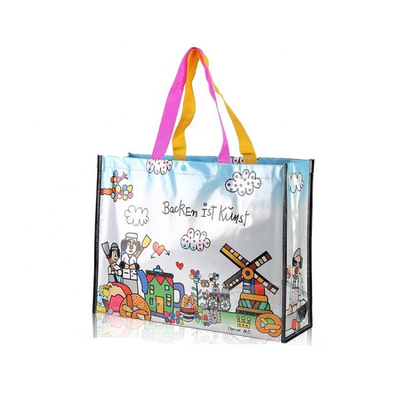 Wholesale Promotional Custom Reusable recyclable non woven shopping bag