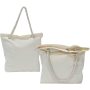 Organic Custom 100% Cotton Tote Bag Shopping Bags with rope handles
