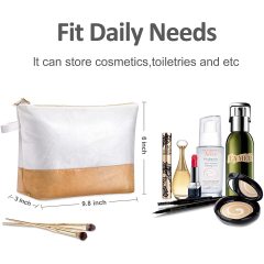 BSCI factory eco-friendly promotional tyvek bag travel make up brush holder organizer makeup cosmetic bags