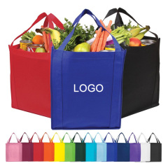 Рекламная не сплетенная сумка цветов хозяйственной сумки ткани ориентированная на заказчика покупкы сумки ПП не сплетенная