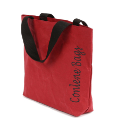 Bolsas de papel rojas Kraft de material ecológico de alta calidad de venta caliente para venta al por mayor