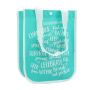 Round Corner Eco Custom logo print Shopping Tote Bag PP Bolsas redondas no tejidas