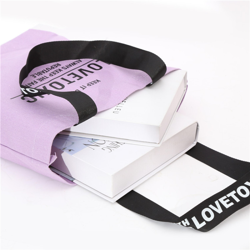 China Manufacturer Promotional Customized Printed Brand Logo Cotton Tote Shopping Bag