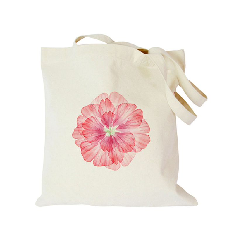 Promotional Logo Printed Custom Canvas Cotton Tote Bag
