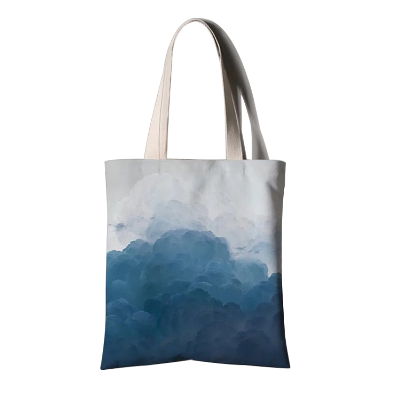 Promotional Logo Printed Custom Canvas Cotton Tote Bag