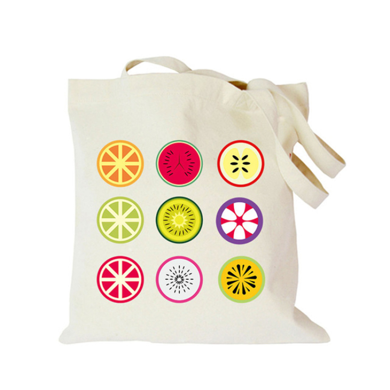 Promotional Logo Printed Custom Canvas Cotton Tote Bag