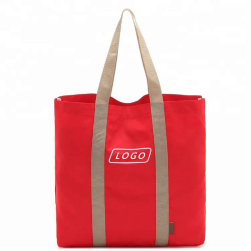 Factory OEM waterproof Nylon Oxford Shopping Bag recyclable custom logo canvas tote bag