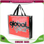 Promotion Sublimation Woven Foldable Personalized Tote Shopping Bag Foldable Shopping Bag