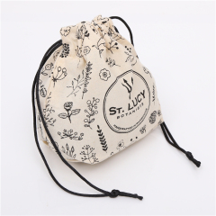 Сумки на шнурке бархата сумки на шнурке изготовленного на заказ шелка логотипа косметические упаковывая