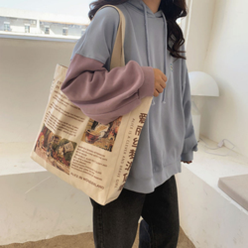 Hot sale grocery custom printed shoulder organic cotton shopping canvas tote bags with your own logo
