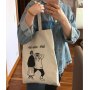 Ladies Canvas Tote Bag Cotton Cloth Shoulder Shopping Bags Women 2022 Eco Foldable Reusable Shopping Bags Grocery