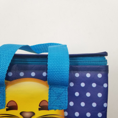 Небольшая изолированная сумка для обеда принимает подгонянные сумки охладителя картины милого логотипа водоустойчивые сплетенные ПП