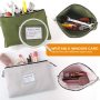 Tool Organizer Factory custom canvas zipper bag multifunction cotton pencil bag cosmetic bag