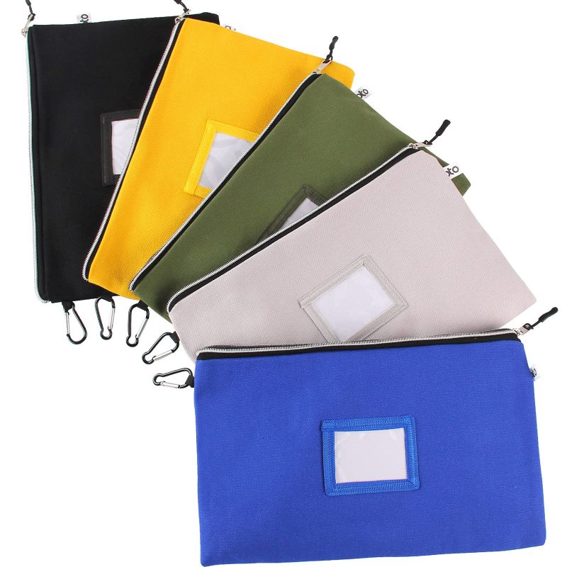 Tool Organizer Factory custom canvas zipper bag multifunction cotton pencil bag cosmetic bag