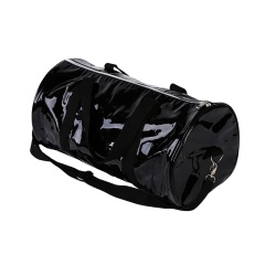 Bolso de lona deportivo de PU iridiscente de viaje plegable impermeable con logotipo personalizado con bolsillo
